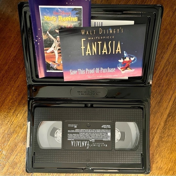 Vintage Walt Disney Masterpiece Fantasia 1991 VHS tape. - Picture 6 of 7